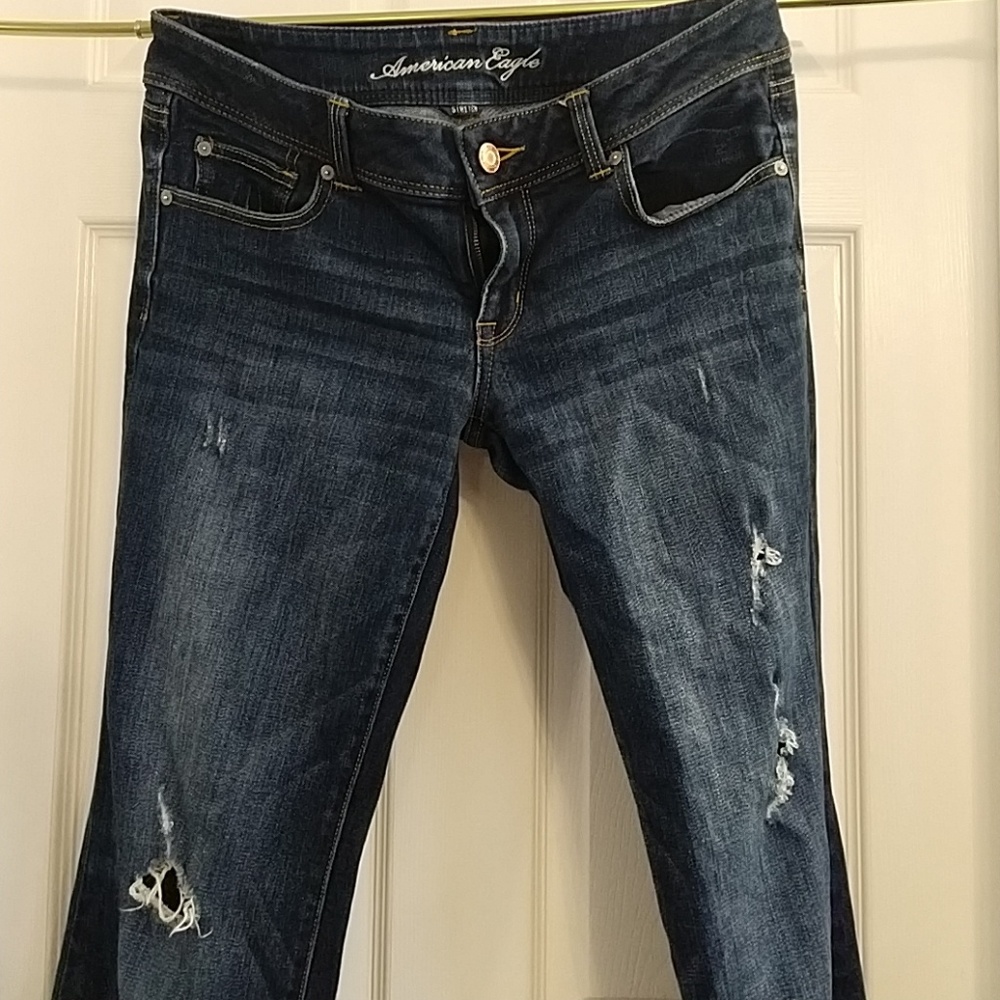 American eagle size 12 extra long jeans